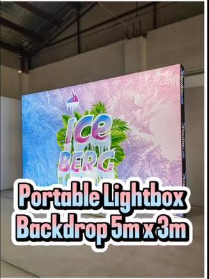 Double sided portable lightbox backdrop, size 5m(W) x 3m(H). #banner stands#exhibition#portable lightbox#Popup#fairs#events#Display stands#background#backdrop#backwall#shop fittings#advertisement  equipment#advertising#advertisement