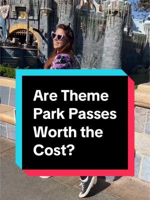 We go to theme parks a lot, usually at least 1-2 times a week, so for us, having a pass is a must to all our favorite places is a must.  #disneyland #universalstudioshollywood #knottsberryfarm #southerncalifornia #thingstodoinsocal #themeparks #themeparktiktok 