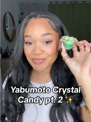 Replying to @Simply Cindy trying more @Yabumoto Krystal Kandz 😋✨ #crystalcandy #asmreating #mukbang #crunchyasmr 