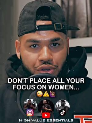 NEVER PLACE ALL YOUR FOCUS ON WOMEN! #dating #dating101 #datingstorytime #datingtipsforguys #attraction #seduction #fyp #fy #viral