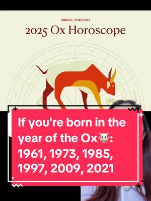 Chinese New Year falls on Jan 29 in 2025, that’s when these fortune predictions will start. If you are born in January or February, your zodiac sign may be of the previous year since Chinese New Year typically falls in late Jan or early Feb. Cr: travelchinaguide #china #chinese #zodiac #zodiacsigns #chinesenewyear #2025 #fortune #goodluck #中国 #生肖 #prediction #horoscope #牛 #ox #cow #bull #greenscreen 