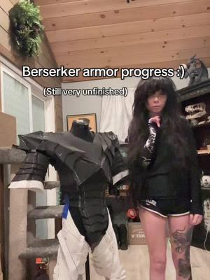 Here's some progress on my berserker armor. I wanted to remake this because my old attempt was HORRIBLE. So this is like a lil redemption arc :3 - - - - - - Tags:  #berserk #berserkerarmor #berserkerarmorcosplay #cosplay #berserkcosplayguts #gutscosplay #armor #foamarmor #handmade #evafoam #berserkanime #berserkguts #cosplayarmor 