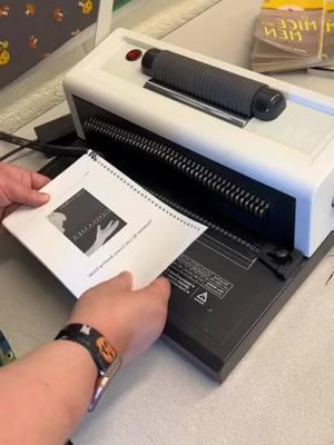 Satisfying ASMR Book Binding Machine #binding #coilmachine #spiralbinding #bindingmachine #machine #book #BookTok #bookbinding #satisfying #oddlysatisfying #asmr #fyp 