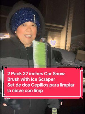 2 Pack 27 inches Car Snow Brush with Ice Scraper Set de dos Cepillos para limpiar la nieve con limpiador de Hielo #snow #snowbrush #cepillo #cepilloparalimpiar #scraper #nieve #limpiador @TESMEN #tesmen  #creatorsearchinsights #Creatorsearchinsights #resultsmayvary   #fallsale #tiktokshopfallsale #gift #Giftideas #regalos #christmasgiftideas #Christmas2024 #falldealsforyou #fallfinds #newarrival #TikTokShop #tiktokshopfinds #tiktokshopholidaydeals #tiktokshopholidayhaul #tiktokshopCyberMonday #tiktokshopBlackFriday #cozycountdown #NewYearNewAura #holidayhaul 