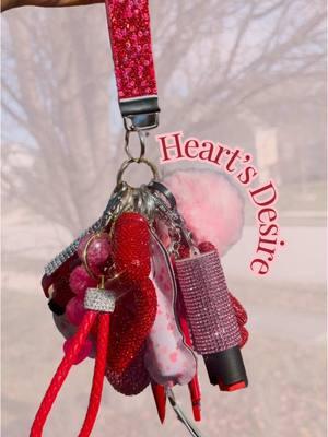 We love a custom keychain ✨ Especially if it’s EXTRA EXTRA! Ms.Renisha went all out with her custom Heart’s Desire safety keychain. She ordered the last one , and now this set is officially sold out. Thank you again Ms.Renisha for allowing me to create such a beauty.  #FashionForwardSafety #customkeychain #ifancysafety #keychain #selfdefensekeychains