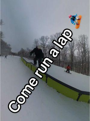 Come run a lap 🏂⛷️#snowboarder#snowboarding#fyp#lap#eastcoast#2025#foryou#progression#insta360x3 