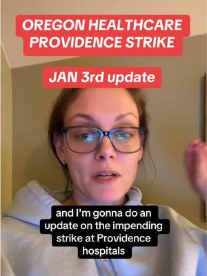 STRIKE UPDATE: Jan 3rd #portlandoregon #oregonlife #unionstrong #doctorsoftiktok #pdx #portlandlife #nursesoftiktok 