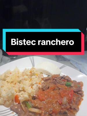 Rico rico y super facil de hacer #bistec #bistecalamexicana #bistecranchero #comidamexicana🇲🇽 #viralvideo #fyp #foodtiktok 