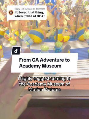 Replying to @boukenred  $25 Ticket + $10 Oscar Experience + Seeing the Pixar Zoetrope = Priceless #academymuseumofmotionpictures #losangeles #toystory #pixar #thingstodoinla 