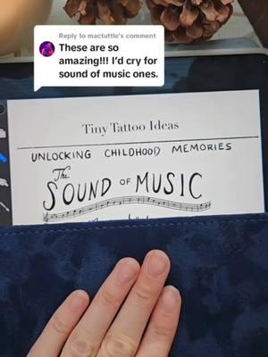 sound of music designs 💙 #soundofmusic #thesoundofmusic #tattoo #tinytattoo #nostalgic #nostalgia #nostalgicmovies #fyp 