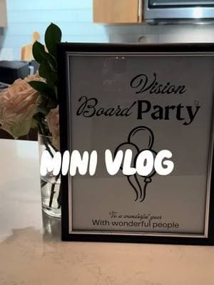 vlog 19 🌷 vision board party w the girlies #fypシ #minivlog #visionboardparty #visionboard #newyear 