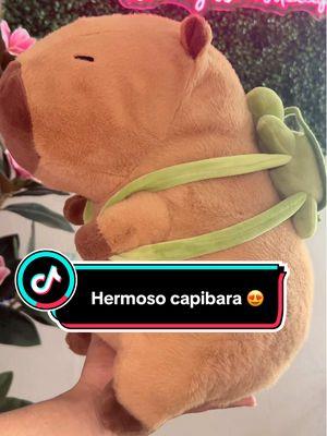 Peluche de capibara #navidad #capibara #wendy #TikTokShop #parati #comprasonline 