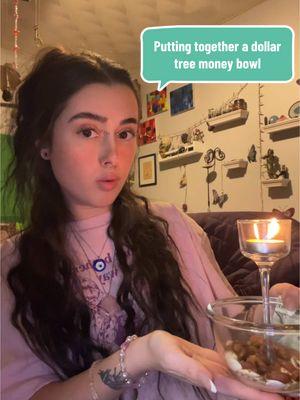 Pt.2 of my dollar tree money bowl video 🤑// apologies again for the confusion during the process, I should’ve just left the rice out AGH😭 if yall want more videos like this lmk in the comments!  #fyp #dollartree #moneybowl #moneyspell #witchcraft #witchtok #witch #foryou #spellcasting #dollartreediy #moneymagic 