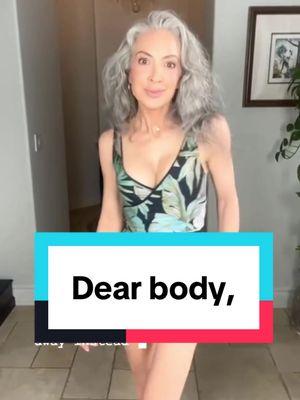 💌Dear body, I owe you an apology.  Through the years I have abused you , in more ways than I care to count. I have wished for you to be taller, to be thinner , for a more firm bottom ,more tan with less sun spots, to have larger breast, and then smaller one's -  I have internally shamed you for not being more than I desired you to be. Inadvertently,I have allowed societies beliefs on beauty, to hijack my own. I've all but wished you away -instead of honoring you. Dear body, From now on I promise - to love you more, to see the beauty in you instead of the imperfection. I promise to be more kind and gentle in my self talk. I promise to celebrate you more and Complain about you less. Thank you body - for sticking with me all these years.  I love you💗 ♥️👯‍♀️♥️ For all women out there, my wish for you is - For you to see how truly extraordinary your own body is. To love, honor and cherish your body- no matter what size, shape, or age.  ✨I'm living proof that it's never too late to begin a love affair with yourself. XOXO,V🌸 Last haïr dye 09/26/2019 👙aus size 4 🩱Baiia Martinique Reversible bikini wrap top and bottom set @Baiia Sustainable Swimwear  👙One of the most versatile and unique bikinis you'll ever own.  #selflove  #BodyPositivity   #SelfLove   #BodyAcceptance   #LoveYourself   #BodyConfidence   #EmbraceYourself  #SelfCompassion #SilverLiberation #BeautyOver50    #CelebrateYourBody  