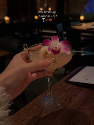 10/10 we loved it 🍸🪄💋 #21stbday #bday #birthday #birthdaydinner #inspo #tao #taolosangeles #losangeles #DinnerIdeas #birthdayideas 