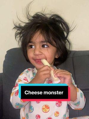 If I give her something else to eat first she takes me straight to the fridge and demands her cheese. And it has to be string cheese  😂😂 #babiesoftiktok #babygirl #babysnacks 