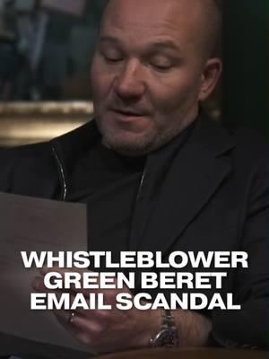 Whistleblower Green Beret Email Scandal#shawnryan #navyseal #afganistan