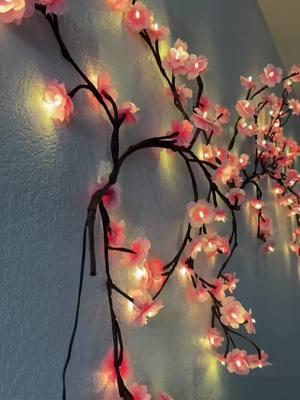 #cherryblossomlights #bedroomcheck #ambientlight #roomdecor #led #light 