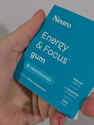 Gums that are tasty with benefits of energy and focus. conveniently packed, easy to open and enjoy any time of the day. Love the @Neuro Gum  #neurogum #neurogums #energygum #focusgum 