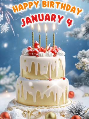 4 January Happy Birthday Song🎵 Happy Birthday WhatsApp Status 🎊 Happy Birthday Wishes 🎂 Join our community in sharing joy 🤩 #birthdaybyday #happybirthday #january4 #january4th #4january #january4birthday #birthday #january #hbd #januarybirthday #birthday #birthdays #januarybirthdays #birthdaycake #celebrationavenue  #birthday #birthdaystatus #birthdaywishes #birthdaygreetings #happybirthdaysong #happybirthdaywishes #happybirthdaytoyou #happybirthdaytome #birthdaygreetings #birthdaygift  #birthdaygirl #birthdayboy #itsmybirthday #ai #aimusic #aiartwork #winterbirthdayparty #newyear