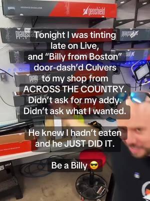 Be a Billy #😎 #thankyou #mademyday #thatsafirst #kind #gesture #awesome #chat #tint #livestream #LIVE #community 