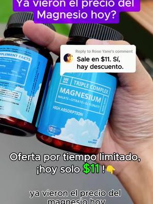 If you suffer from anxiety, muscle aches, lack of sleep, and more, magnesium can help! Have you seen the price of magnesium today? Enjoy a limited time discount, 50% off, limited time offer!! ! #tiktok #Magnesium #MagnesiumElement #nutritional #health #nutritionalsupplement #nutritionalsupplement #TikTokShop #foryou #tk #fyp #Health #HealthTips #EveryDay #MagnesiumCapsule 