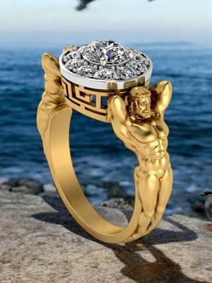 Anillo Atlántida en Diamantes y oro 18 quilates  Este nombre resalta el misterio y la conexión con la ciudad perdida. #aldorender #atlanticocean #customjewelry #jewelry #ring #AnillosExclusivos #gadget 