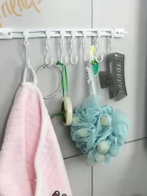 "Have you tried sliding hooks for your cabinet doors? These sliding track hooks are perfect for organizing your space effortlessly—no drilling required! Keep your kitchen or bathroom neat and tidy with ease. Click the link to grab yours now and transform your space! #SlidingHooks #SpaceSaver #NoDrillHooks #OrganizeYourSpace #ClutterFreeHome #StorageSolutions #TikTokMadeMeBuyIt #HomeOrganization"