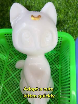 Adopt a cute kitten quickly #crystal #crystals #fadkeys#cute#kitty 