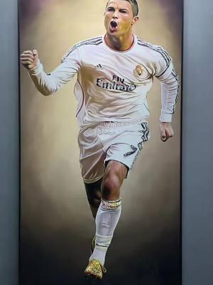 #When did you fall in love with him? #Cr7 #The Charm of Football #Only Football Can Live Up to #Football #Painting #decoration #wallart 