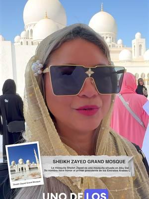 ✨ Hoy en la Mezquita Sheikh Zayed en Abu Dhabi 🕌 ¡Un lugar simplemente grandioso que quita el aliento! 🌟✨ #SheikhZayedMosque #AbuDhabi #MaravillasDelMundo #YaniraTeam #QueenHomes #GWorldNexusLPT #SiSePuede #YesWeCan