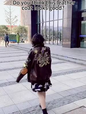 Do you think this leathercoat looks good?#fyp #animefashion #jojoanime #leatherjacket #streetwearvibes #cosplayoutfit 