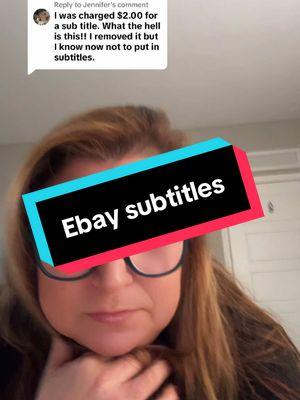 Replying to @Jennifer he may will charge you if you use the subtitle field when you list your items. I don’t recommend that you do this. It’s a waste of money in most cases #EbayTips #EbaySeller.