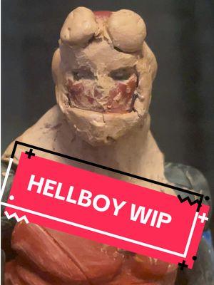 Hellboy custom action figure WIP #actionfigures #posingfigures #fyp #viral #hellboy #customactionfigures #mikemignola 