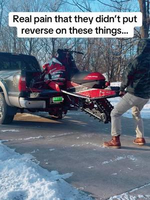 Seriously couldn’t have just had reverse on these things? #polaris #axys600r #600r #racesled #snowmobile 