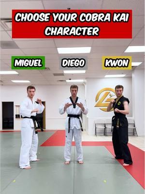 Choose Your Cobra Kai Character | Diego Aguilar #taekwondo #tkd #karate #martialarts #cobrakai #cobrakaiseries #diegoaguilar #540kick 