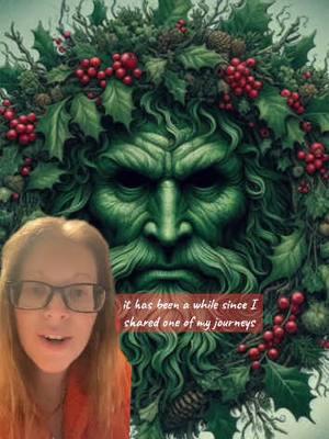 My journey with the Yule green man in which I journey to open the door within to the goddess Aradia #shamanicjourney #greenman #yule #aradia #witchcraft #deitywork #deity 