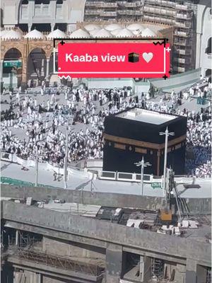 Beautiful 🕋 Kaaba view from Swiss hotel #kaaba #swisshotel #islamictrip #mecca #vacation #umrah #fyp 