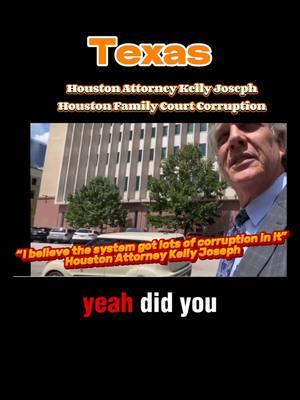 “I believe the system got lots of corruption in it” Attorney Kelly Joseph In relation to Harris County Family Court System  #law #attorney #attorneys #attorneysatlaw #AttorneyGeneral #texas #tx #harris #harriscounty #houston #houstontx #htown #FamilyCourt #FamilyCourtCorruption #family #houstontexas #judge #attorneyproblems #legal #lawyer #lawyerstyle #lawyering #lawyers #SanAntonio #SanAntonioTx #SanAntonioTexas #Dallas #DallasTx #DallasTexas #Austin #AustinTx #AustinTexas #FortWorth #FortWorthTx #FortWorthTexas #ElPaso #ElPasoTx #ElPasoTexas #Arlington #ArlingtonTx #ArlingtonTexas #CorpusChristi #CorpusChristiTx #CorpusChristiTexas #Plano #PlanoTx #PlanoTexas #Laredo #LaredoTx #LaredoTexas #Irving #IrvingTx #IrvingTexas #Garland #GarlandTx #GarlandTexas #Frisco #FriscoTx #FriscoTexas #McKinney #McKinneyTx #McKinneyTexas #Amarillo #AmarilloTx #AmarilloTexas #GrandPrairie #GrandPrairieTx #GrandPrairieTexas #Brownsville #BrownsvilleTx #BrownsvilleTexas #Killeen #KilleenTx #KilleenTexas #Pasadena #PasadenaTx #PasadenaTexas #Mesquite #MesquiteTx #MesquiteTexas #midland #MidlandTx #MidlandTexas #Abilene #AbileneTx #AbileneTexas #Denton #DentonTx #DentonTexas #Waco #WacoTx #WacoTexas #Carrollton #CarrolltonTx #CarrolltonTexas #RoundRock #RoundRockTx #RoundRockTexas #Odessa #OdessaTx #OdessaTexas #Pearland #PearlandTx #PearlandTexas #McAllen #McAllenTx #McAllenTexas #Richardson #RichardsonTx #RichardsonTexas