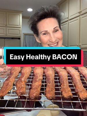 Easy and healthy bacon! #bacon #healthyfood #EasyRecipe #howtocook #cholesterol