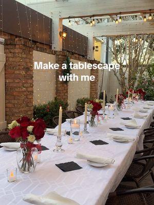 We did it! How do you think it turned out? 🌹🕯️ #klassy #teamdinner #DIY #tablescape #redroses #entrepreneur #businessowner #dayinmylife 