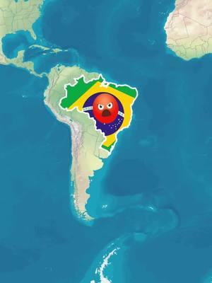 What if Brazil got mad? #history #unitedstates #geography #mapping #militarytiktok #geomap #wingeo 