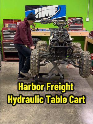 Harbor Freight Hydraulic Table Cart Assembly. The best tool to have in your garage. #yamaha #yfz450r #BluCru #savesportquads #ASMR #tools #harborfreight 