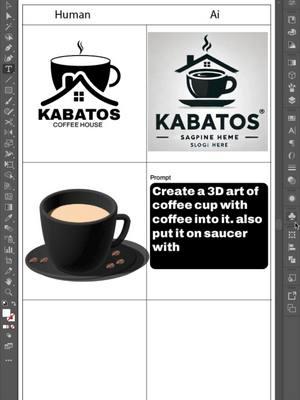 Art Challenge Human VS Ai #logodesignchallenge #humanartvsaiart #AIdesign #designervsai #aivsartist #humanvsai #artvsai #aixhuman #handmadevsai #humanartvsaiart