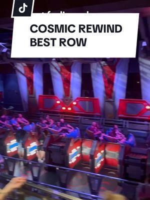 🔥HOT TIP🔥 for the THRILL SEEKERS! ⁠ ⁠ Row 9 is the BEST row on Cosmic Rewind if you want the most thrilling ride experience 🎢 Here’s why:⁠ ⁠ Right before the backwards launch at the start of the ride, the Star Jumpers all rotate. If you’re in row 9, you’ll end up at the “front” of the ride vehicle. When it’s launch time, row 9 is technically the last car — and it feels like you’re going FASTER 🚀⁠ ⁠ You technically aren’t going any faster, but it seems like it since the cars in front of you are essentially pulling you. It’s the same vibe as sitting in the back row on Big Thunder Mountain 🚂 And if you want to wait for row 9, just ask a Cast Member and they’ll help you out 🙌 ⁠ Thank you for coming to my roller coaster science lesson 🧪⁠ But I need to know: what is your FAVE song on Cosmic Rewind? ⬇️ #wdw #epcot #gaurdiansofthegalaxy #rollercoastertiktok #waltdisneyworld #disneytiktok 