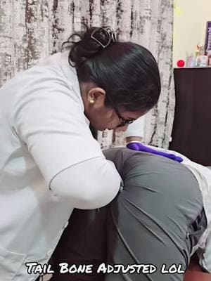 Tail Bone Adjustment  #doctor #doctors #india #america #adjustments #tailbone #people #chiropractor #funny #prank #tikotk #videooftheday 