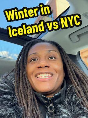 Never taking 9 AM sun for granted 😂 It’s incredible that living in Iceland has made me feel so grateful for how early the sun comes up in the US during winter. Since I started living there in Iceland in 2016, I have developed a deep appreciation for bright days in the morning when I visit NYC during winter.  Let me know if you want me to do my winter routine video that keeps me from feeling sad or depressed during this dark and intense weather period.  #iceland #icelandtiktok #americanlivingabroad 