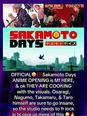 SakamotoDays Anime finna give us peak choreography #fyp #foryou #foryoupage #anime #sakamotodays #sakamotodaysanime #tarosakamoto #nagumo #shinasakura #shishiba #osaragi #takamurasakamotodays #keiuzuki #gaku #theorder #sakadays #sakamotodaysmanga #animetiktok #animefyp #fypシ 