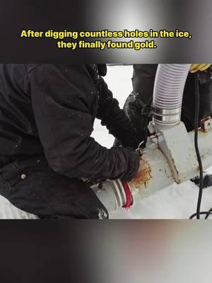 After digging countless holes in the ice, they finally found gold.#beringseagold #vernonadkison #gold #miner #goldmining #tvshow #tvstar #star #realitytv 