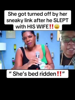 This one was WILD‼️How are you gonna get turned off because he slept with his wife.. 😂 You can watch this FULL segment NOW over on YouTube💥 • • #explore #sneakylink #cheatersexposed #cheatersbelike #cheatersgonnacheat #cheatersneverprosper #cheaterscaught #cheating #tashak #tashaklive #explorepage